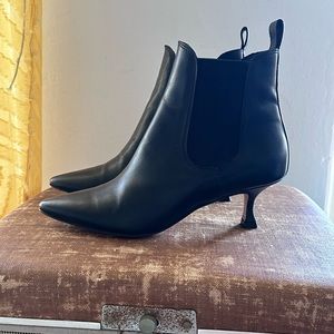 Manolo Blahnik Kitten Heel Boots